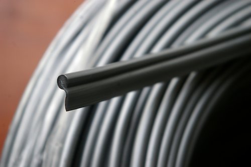PVC paspule stříbrná — foto 2
