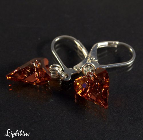 Swarovski srdce, stříbro 925/000 — foto 2