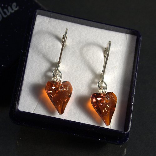 Swarovski srdce, stříbro 925/000 — foto 3