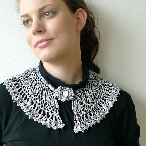 Slavnostní límec - stříbrný — foto 2