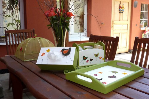 Velká sada PTAČÍ CVRLIKÁNÍ zelená — foto 3
