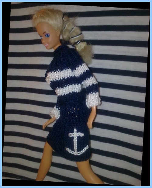 Barbie - námořnické proužky II. 30% SLEVA — foto 6