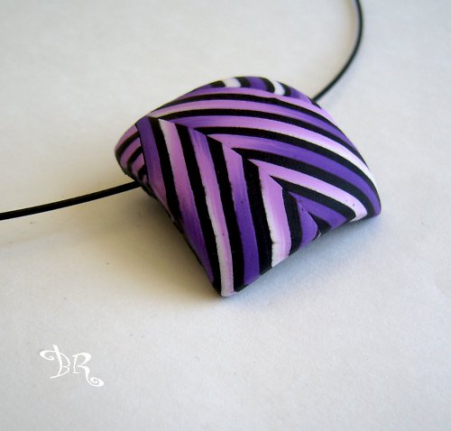 Fialové pruhování — foto 3