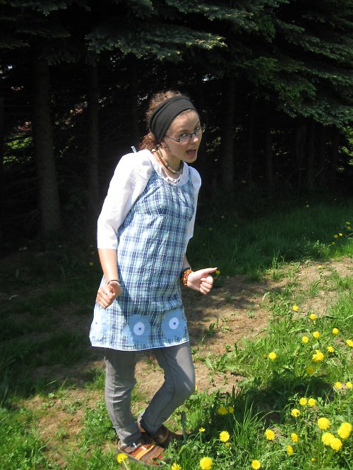 Pomněnkové šatky — foto 3