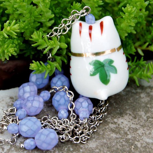 Maneki neko kočička barvínková 2 — foto 6