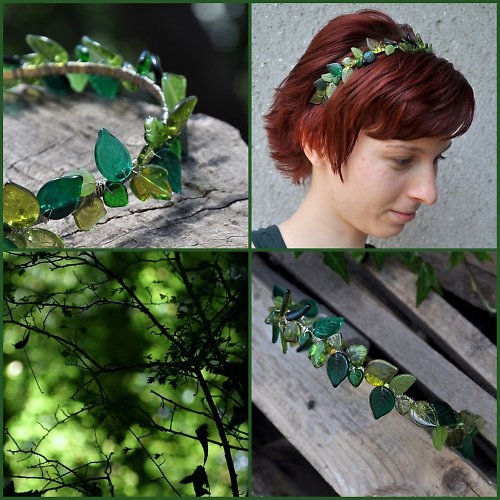 Fairy forest: Pro dryádu - jarní čelenka — foto 2