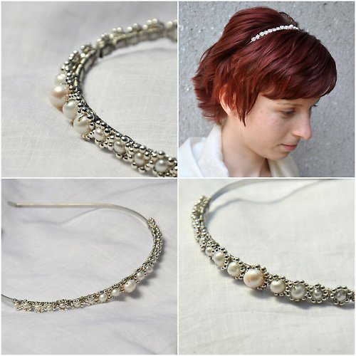 Dame de perles: Perlová čelenka — foto 2