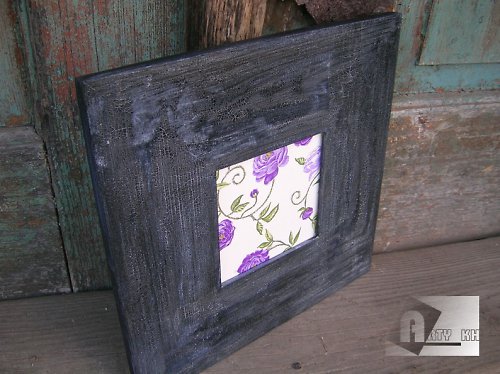 Fialový ART - květina — foto 3