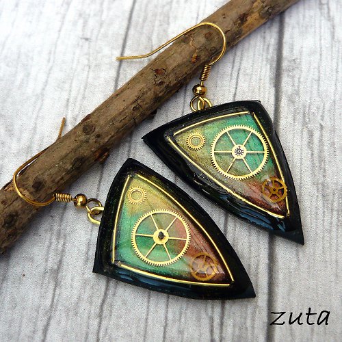 Náušnice steampunk — foto 2