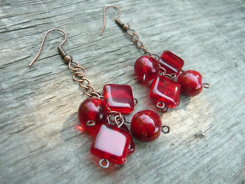 Différemment, mais le rouge! Boucles — foto 2