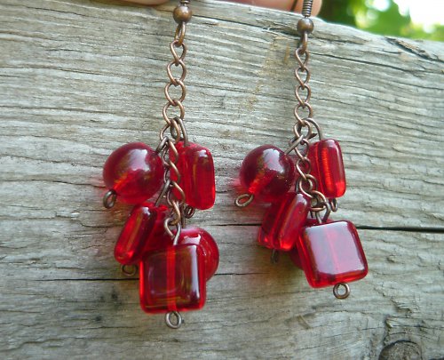 Différemment, mais le rouge! Boucles — foto 3