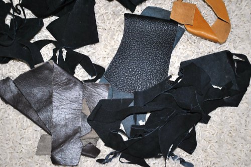 Nadbytečný materiál - kůže a koženky — foto 4