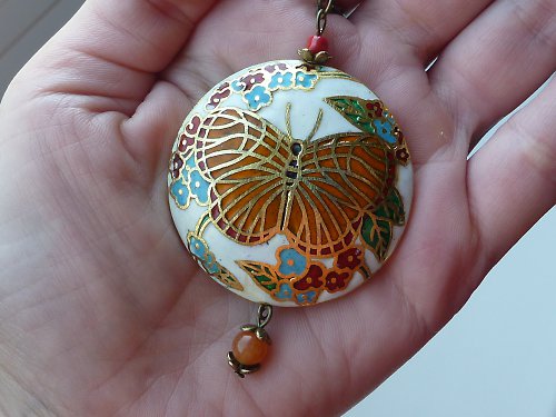 Cloisonne s motýlem — foto 2