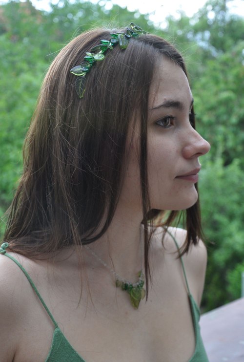 Fairy forest: Pro dryádu - jarní náhrdelník — foto 2