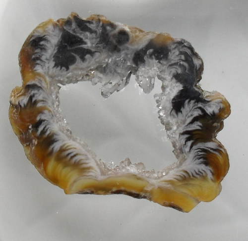 Achát peříčkový 27x20x3mm — foto 2