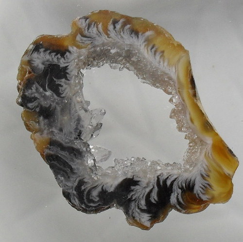 Achát peříčkový 27x20x3mm — foto 3