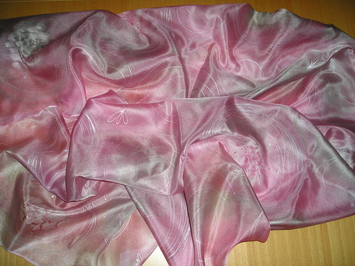 Hedvábný šál 180*45 — foto 3