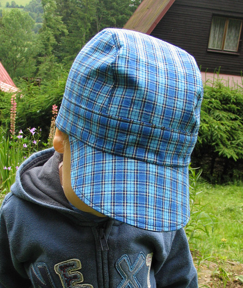 Kšiltovka - kanafaska modrá — foto 3