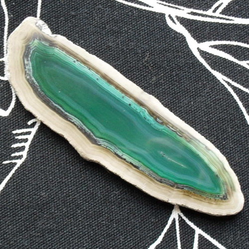 Achátový plátek 79x24x3mm — foto 2