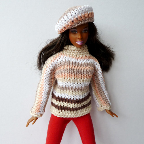 Kabátek a baret pro Barbie 40% SLEVA — foto 5