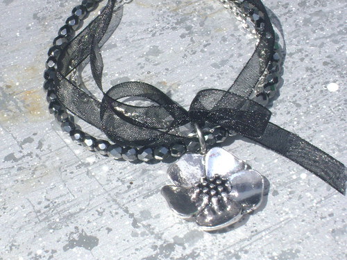 Náramek "Gray lady"... + náušnice gratis — foto 3