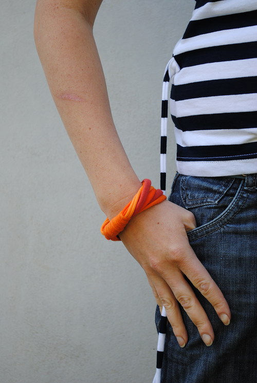 Švadlenčin náramek oranžový SLEVA — foto 2