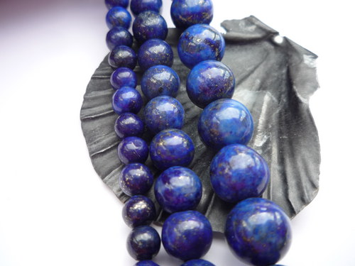 Lapis lazuli 6 mm 2ks — foto 2