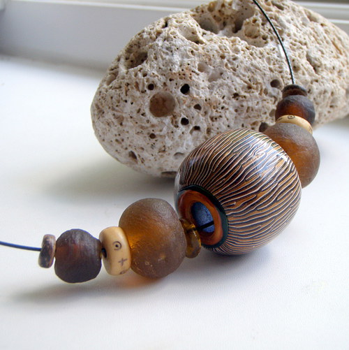 Náhrdelník česko-africko-mexický — foto 2