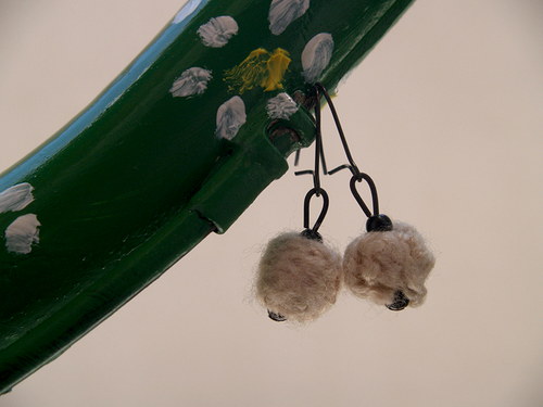 Vlněné kulaté černé — foto 3