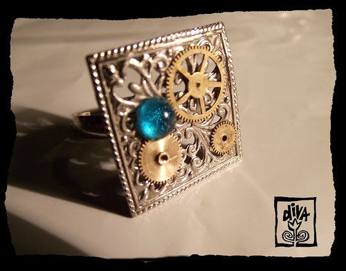 Steampunkový prsten — foto 2