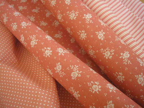Látka - metráž - STARORŮŽOVÝ PATCHWORK — foto 6