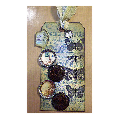 Flattened Chrome 1 inch- Bottle Caps - scrapbook — foto 2