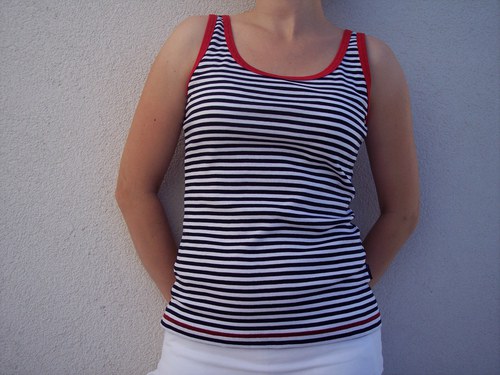 Dámské námořnické tílko...vel M... — foto 2