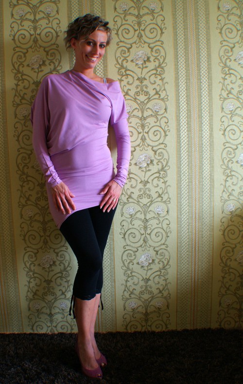 Variabilní top v lila provedení — foto 2