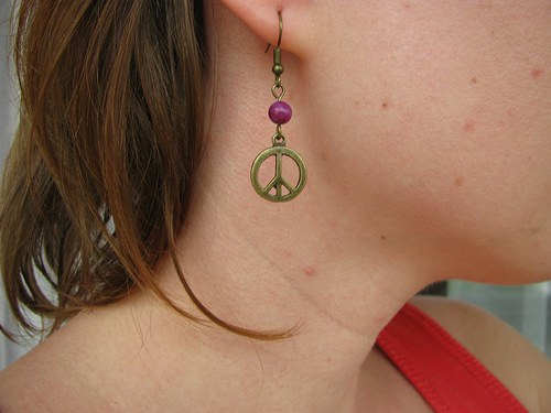 Náušnice Peace — foto 2