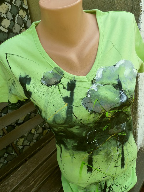 Triko "čínské KVěTY", L — foto 2