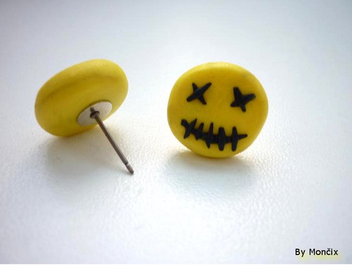 Smajlík zombie FIMO — foto 2