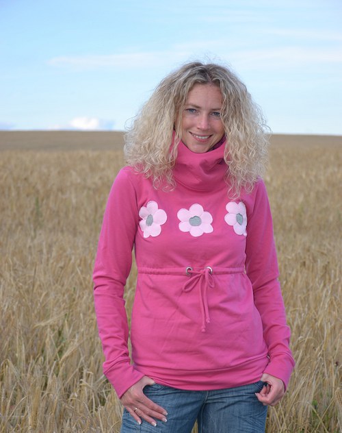 Růžová mikina — foto 2