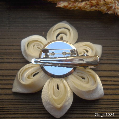 Kanzashi sponka/brož Misaki — foto 4