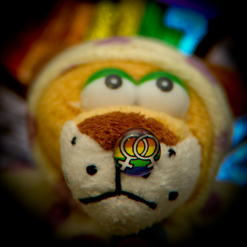 Náušnice - pecičky - nejen na Pride :) 1 KS — foto 2