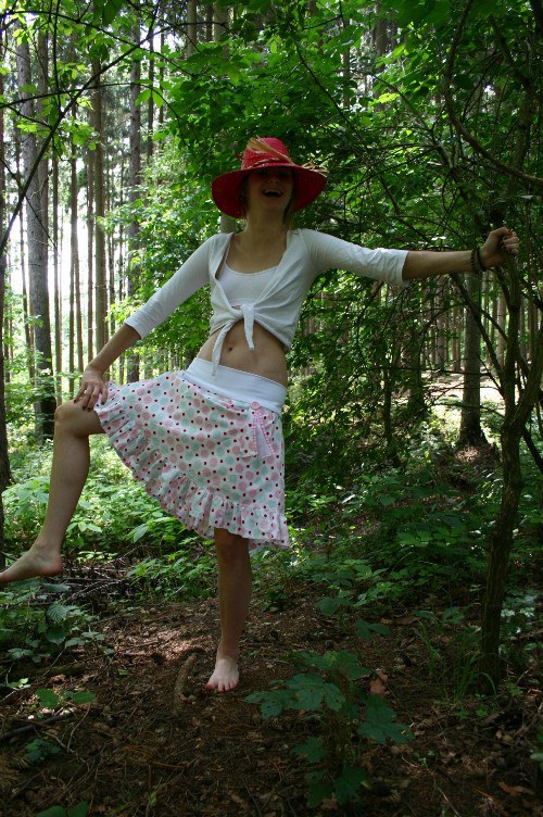 Puntíkatá romantika - sukně — foto 3