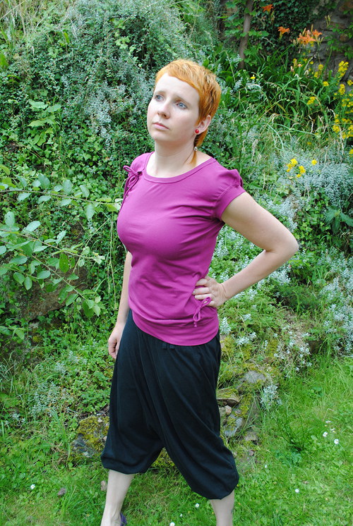 Lila triko ve velikosti S-M — foto 3