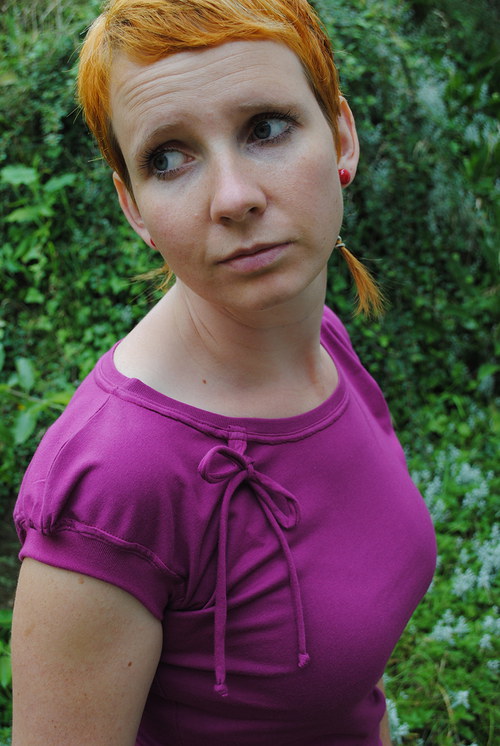 Lila triko ve velikosti S-M — foto 4