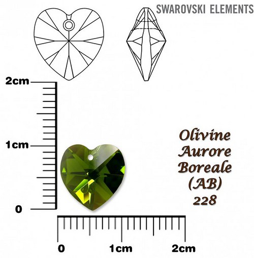 Swarovski náušnice Olivine...SLEVA — foto 4