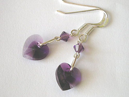 Swarovski Amethyst Blend (afroháčky Ag 925) — foto 3