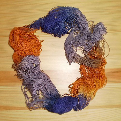 Kordonet Batik "Orange Violet" SLEVA — foto 3