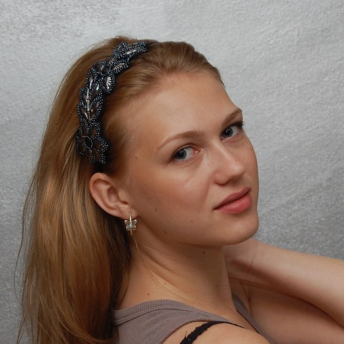 Kytice in the black ... čelenka — foto 5