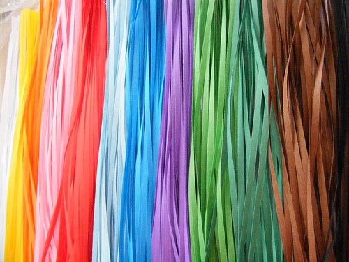 Barevné proužky na Quilling varianta 2 — foto 2