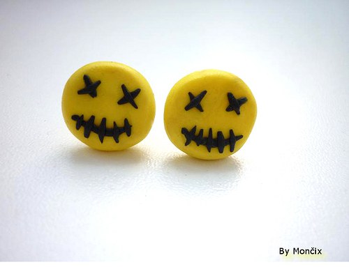 Smajlík zombie FIMO — foto 3
