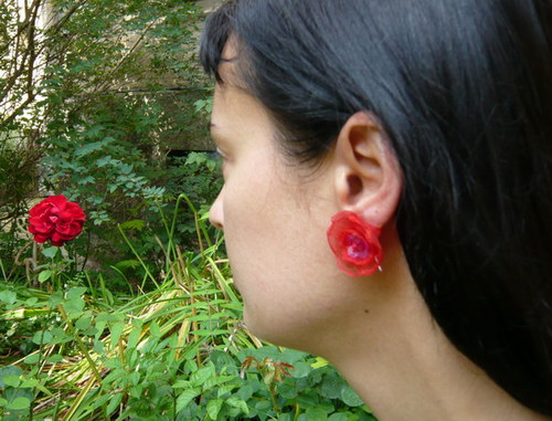 Náušnice Květy — foto 3